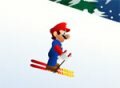 Марио на лыжах