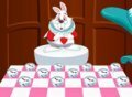 Checkers of alice in wonderland